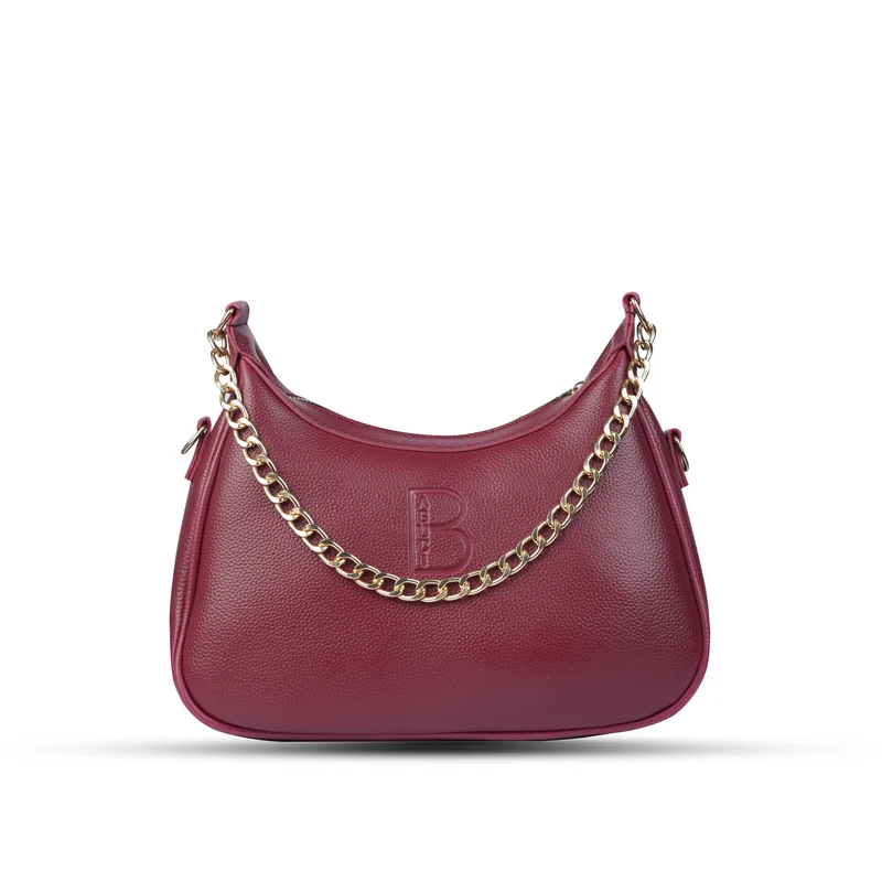 Burgundy Signature Bag - Premium Ladies Handbags Online in Pakistan | Bagloft