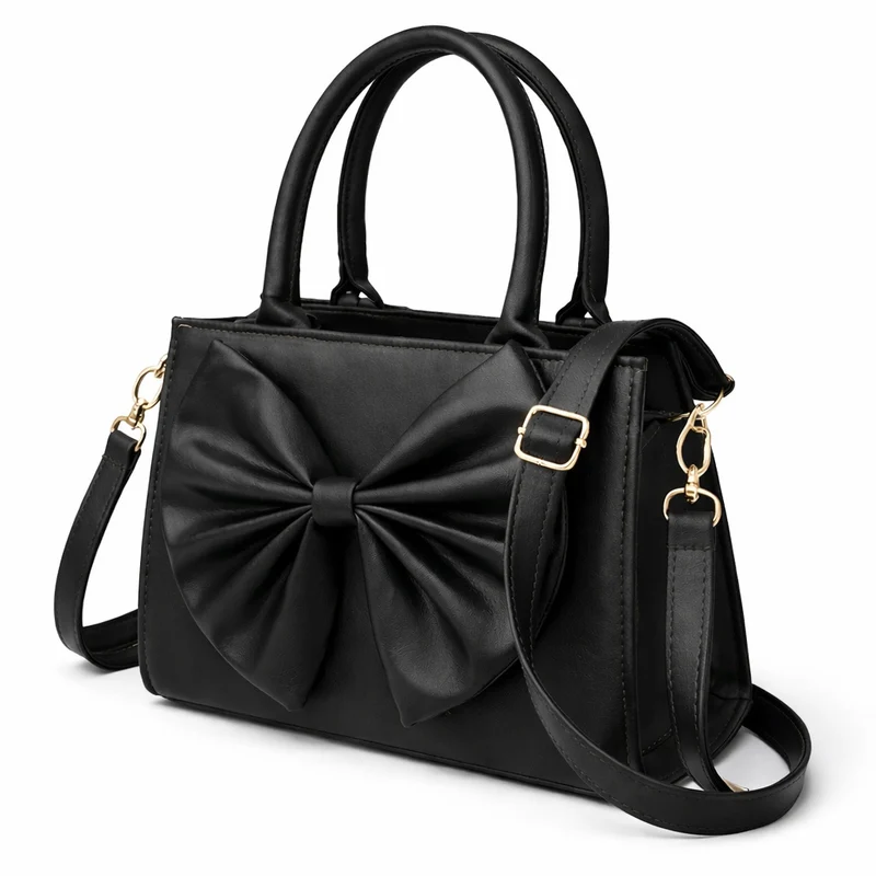 Black Bow Bag