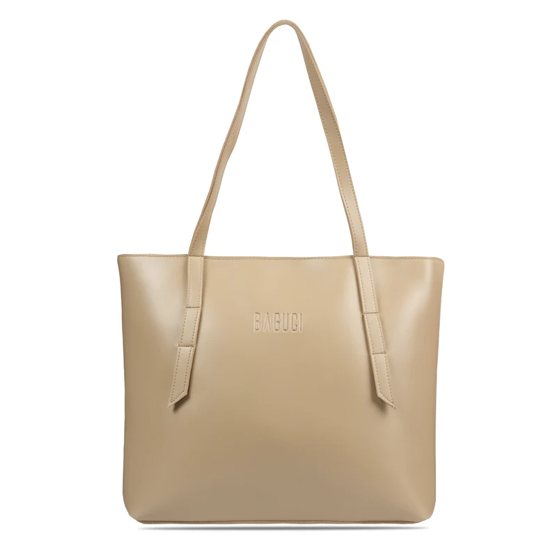Latte Long Handle Tote Bag - Premium Ladies Handbags Online in Pakistan | Bagloft